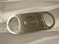 Brushed Chrome Single Blade Cigar Cutter (108)